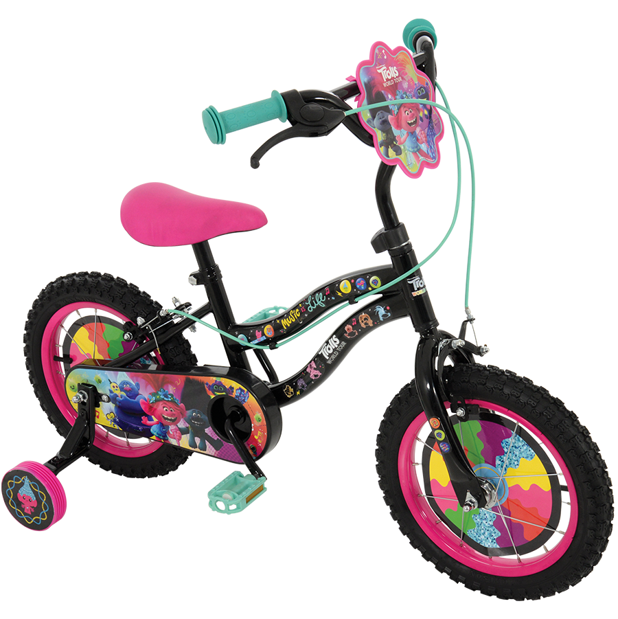 MV Sports Trolls Colourful Graphic Children's Scooter/Bicycle Safety Helmet 