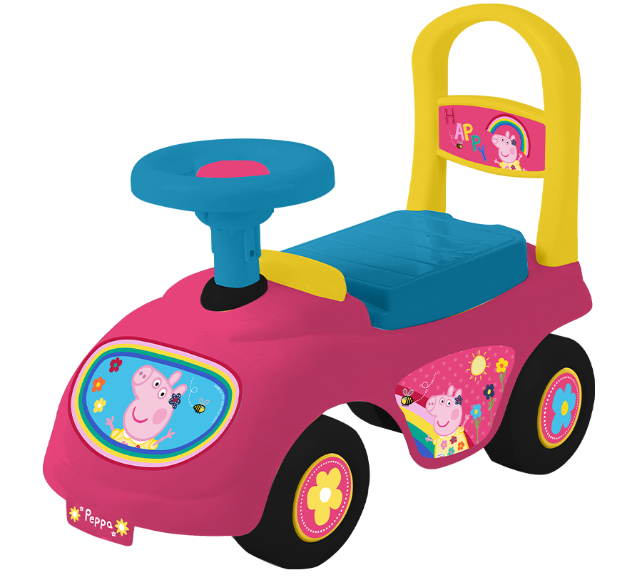 YEARS PEPPA PIG MY FIRST RIDE-ON WITH BACK REST SUPPORT CHILDRENS 1 